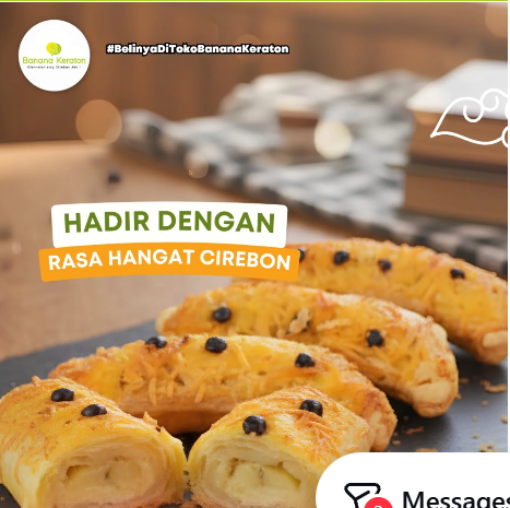 Pastry Roll Pisang Keju